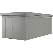 Gartengerätehaus aus Metall mit Tür und Oberlicht
