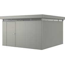 Gartenschrank mit Tür und Fenstern im oberen Bereich