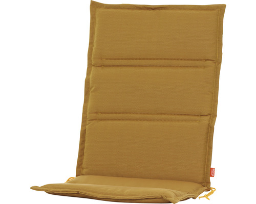 Sesselauflage Siena Garden Centauri 48 x 110 cm Baumwolle Polyester braun flexible Haltebänder und Bindebänder