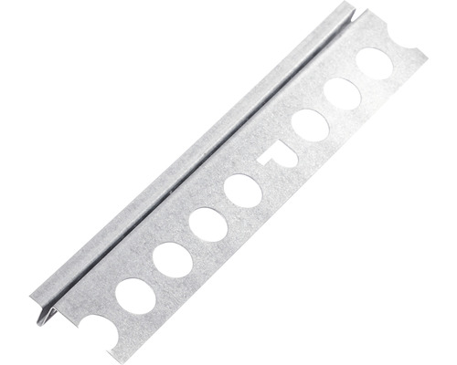 Fliesenschiene aus Metall mit Löchern