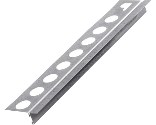 Fliesenschiene aus Metall mit Löchern