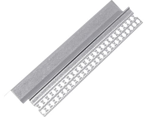 Putzprofil aus Metall mit Lochung