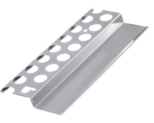 Edelstahl-Eckschutzschiene mit Lochung