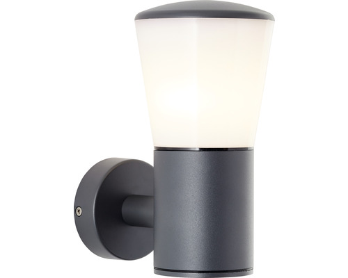 Graue Wandleuchte für den Außenbereich