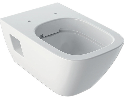 Wand-WC GEBERIT Renova Plan Tiefspüler ohne Spülrand weiß KeraTect® Spezialglasur ohne WC-Sitz 500378018