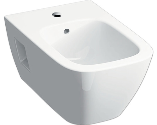 GEBERIT Bidet Renova Plan Square wandhängend weiß mit Beschichtung 500380018-0