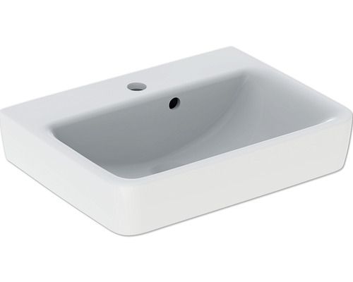 GEBERIT Handwaschbecken Renova Plan 50 cm weiß mit KeraTect® Spezialglasur 501628008