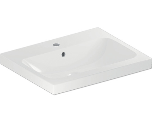 GEBERIT Aufsatzwaschbecken iCon Light 60 cm weiß mit KeraTect® Spezialglasur 501847002