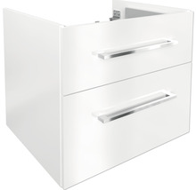 Waschtischunterschrank mit zwei Schubladen und Griffen