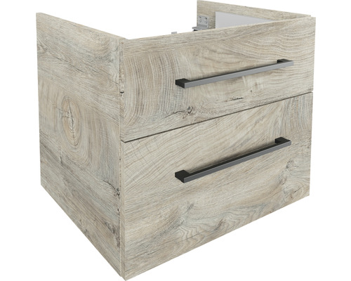 Waschtischunterschrank mit zwei Schubladen im Holzdesign