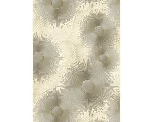 Vliestapete 10191-02 Elle 2 beige | Kreise Grafisch Decoration HORNBACH