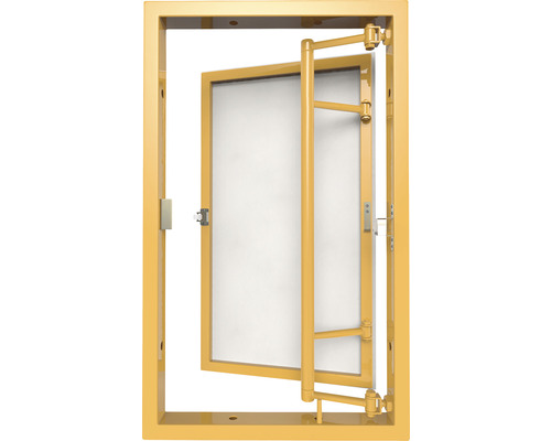 Drehflügelfenster mit Rahmen und Beschlägen