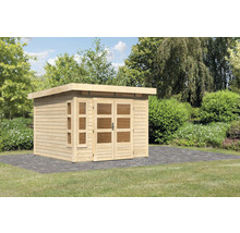 Gartenhaus Karibu Kastorfa 6 305 x 303 cm natur