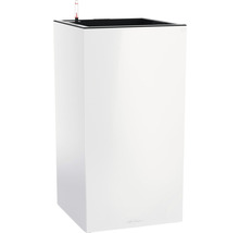 Pflanzkübel rechteckig Lechuza Canto Premium 40 Kunststoff 40 cm x 40 cm x 76 cm weiß