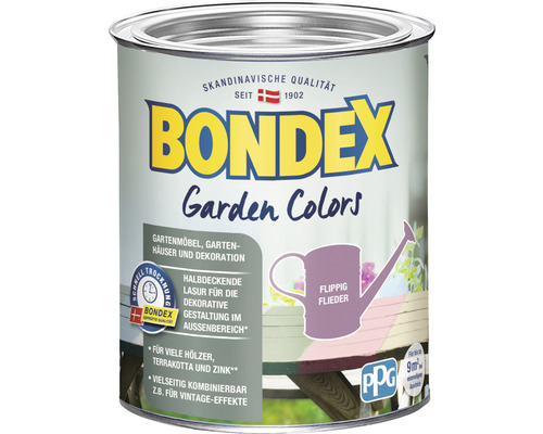 Bondex Garden Colors Farbeimer für Gartenmöbel, Gartenhäuser und Dekoration
