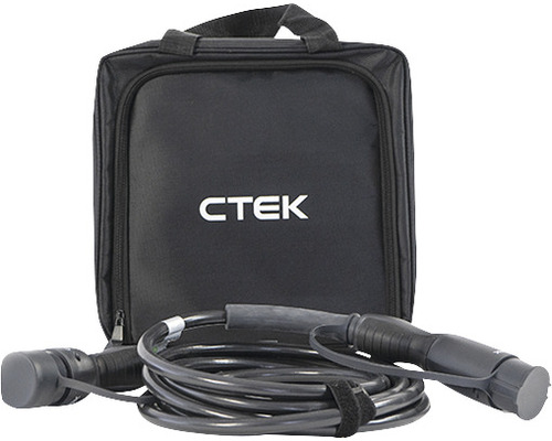 CTEK Ladekabel für Elektrofahrzeuge Einphasig Typ 1 bis zu 7,4 kW (32 A) IP44 CTEK Ladekabel mit Tragetasche für Elektrofahrzeuge