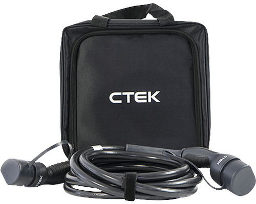 CTEK Ladekabel für Elektrofahrzeuge Dreiphasig Typ 2 bis zu 22 kW (32 A) IP44 CTEK Ladekabel mit Tragetasche für Elektrofahrzeuge
