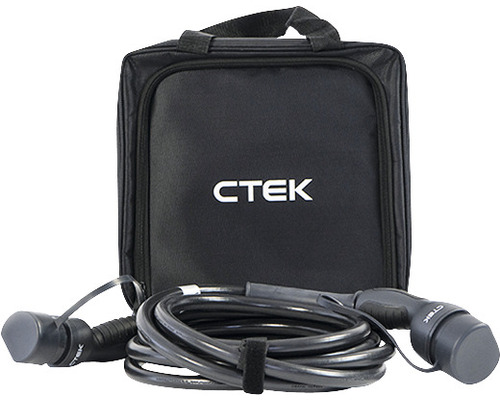 CTEK Ladekabel für Elektrofahrzeuge Einphasig Typ 2 bis zu 7,4 kW (32 A) IP44 CTEK Ladekabel mit Aufbewahrungstasche für Elektrofahrzeuge