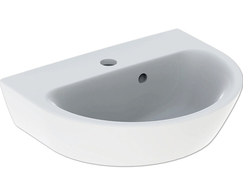 GEBERIT Handwaschbecken Renova 45 cm weiß mit KeraTect® Spezialglasur 500375018 Keramik Handwaschbecken zur Wandmontage