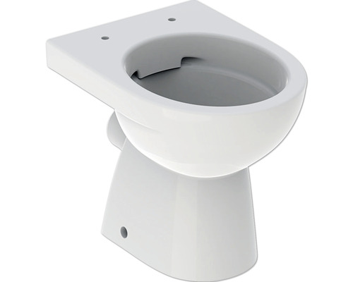 Stand-WC GEBERIT Renova Tiefspüler ohne Spülrand weiß KeraTect® Spezialglasur ohne WC-Sitz 500480018