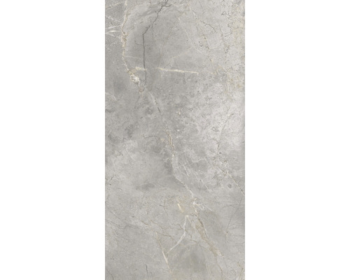 Graue Marmorfliese mit natürlicher Maserung.