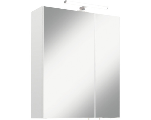Spiegelschrank Pelipal Quickset 354 55 x 20 x 70 cm weiß 2-türig LED
