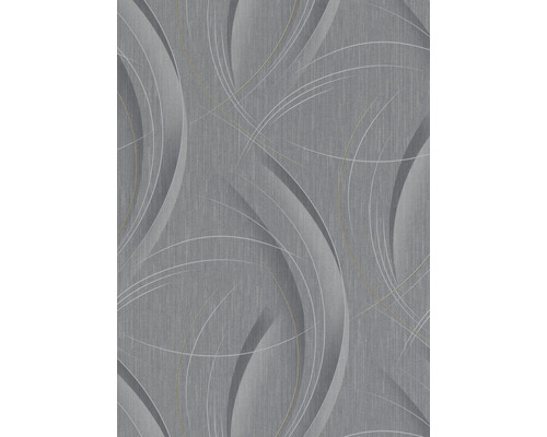 Vliestapete 10218-10 GMK Fashion for Walls 3 Streifen Wellen grau