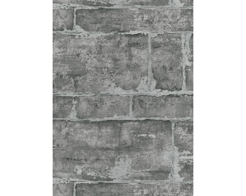 Vliestapete 10222-15 GMK Fashion for Walls 3 Stein schwarz Tapete mit Steinmuster
