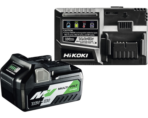 Starter Set HiKOKI Booster Pack Multi Volt 1x Akku 36/18V (2,5/5,0 Ah) und Ladegerät Hikoki Akku und Ladegerät