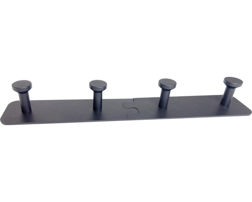 Garderobenleiste mit vier Haken