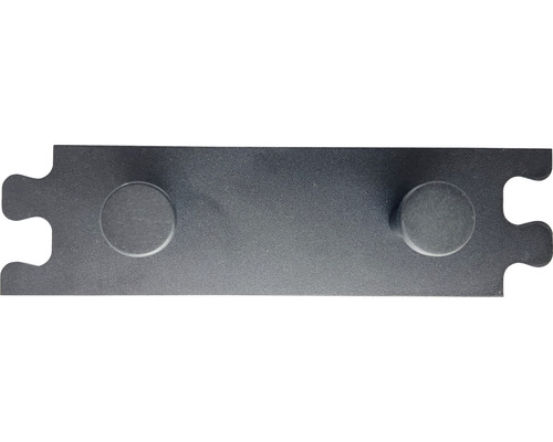 Metallverbinder mit zwei runden Noppen