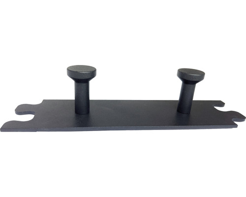 Metallsockel mit zwei Stiften