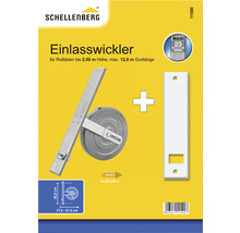 Schellenberg Einlasswickler für Rollläden bis 2,5 Meter Höhe und maximal 12 Meter Gurtlänge