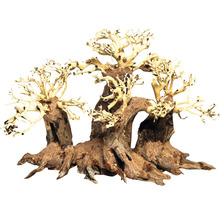 Aquariumdekoration in Form eines Bonsai-Baumes aus Holz