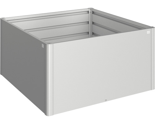 Hochbeet klassisch Biohort 1,5x1,5 152 x 152 x 77 cm silber Hochbeet aus Metall