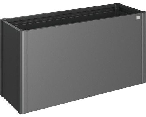 Hochbeet klassisch Biohort 1,5x0,5 152 x 53 x 77 cm dunkelgrau Rechteckiger Pflanzkasten aus Metall