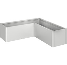 L-förmiges Hochbeet aus Metall