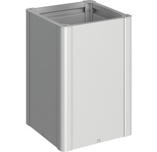 Hochbeet klassisch Biohort Pflanzbeet Belvedere Maxi Gr. 50 53 x 53 x 77 cm silber