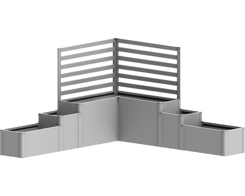 Hochbeet klassisch biohort DaVinci Version 1 Metall 299,5 x 299,5 x 168 cm silber-metallic Hochbeet klassisch biohort DaVinci Version 1 Metall 299,5 x 299,5 x 168 cm silber-metallic