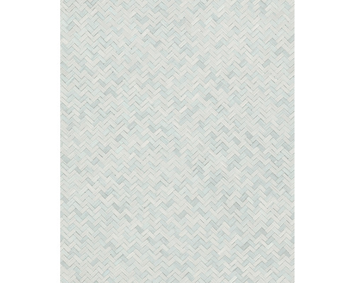 Vliestapete 33312 Botanica Geometrisch Holz-Optik blau grau-0