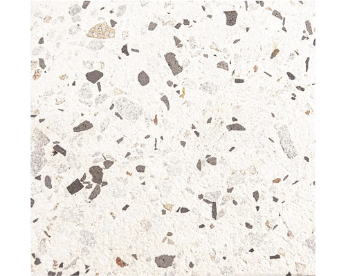 Terrazzo Terrassenplatte Castello bianco 60 cm x 60 cm x 2,5 cm