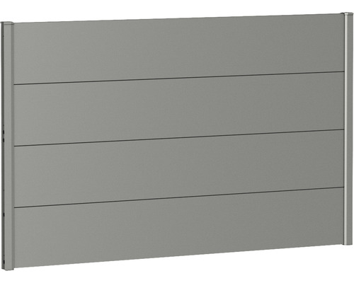Zaunelement Aluminium biohort 150 x 90 cm quarzgrau-metallic