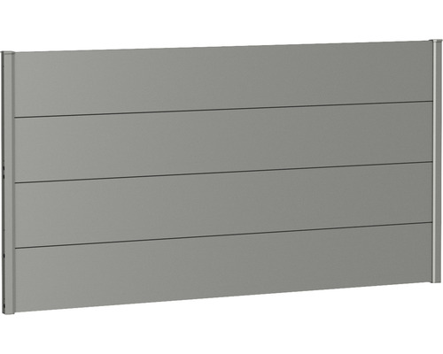 Zaunelement Aluminium biohort 180 x 90 cm quarzgrau-metallic