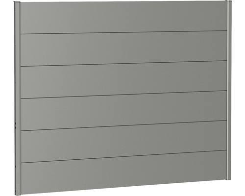 Zaunelement Aluminium biohort 180 x 135 cm quarzgrau-metallic