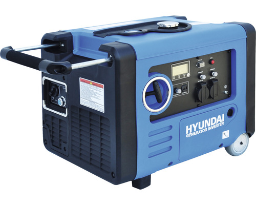 Hyundai Stromerzeuger Inverter mit Handgriff und Rädern