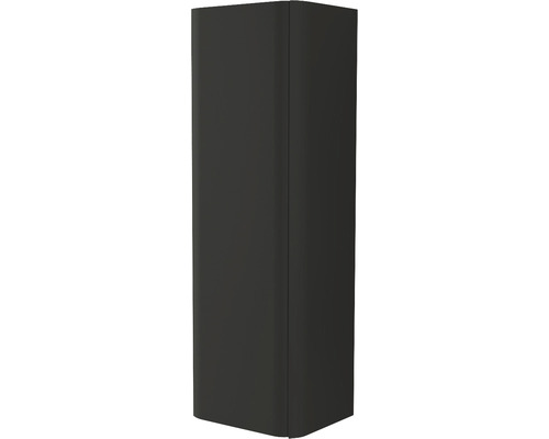 Hochschrank Baden Haus Icona Frontfarbe graphit matt BxHxT 43 x 130 x 35 cm Hoher Badezimmerschrank zur Wandmontage
