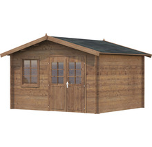 Gartenhaus Palmako Valentine 11 m² 360 x 317 cm braun-thumb-1