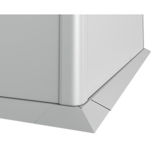 Mähkante Biohort für Hochbeet 2x2 silber