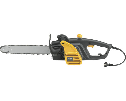 Elektrische Kettensäge mit STIGA Logo