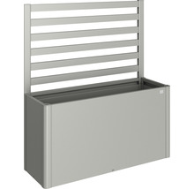 Hochbeet aus Metall mit Rankhilfe